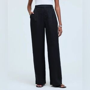 The Tall Harlow Linen wide-leg pant EUC